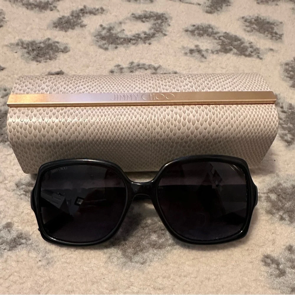 Jimmy Choo Sammi Square Sunglasses - Picture 4 of 9